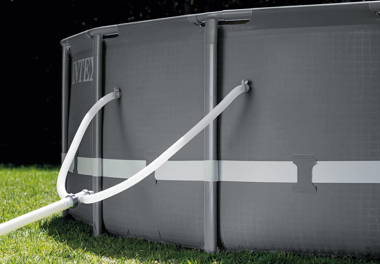 INTEX 16ft X 48in Ultra Xtr Frame Pool: An innovative steel frame design that optimizes shape and weight distribution - 26325 INTEX 16ft X 48in Ultra Xtr Frame Pool: An innovative steel frame design that optimizes shape and weight distribution - 26325